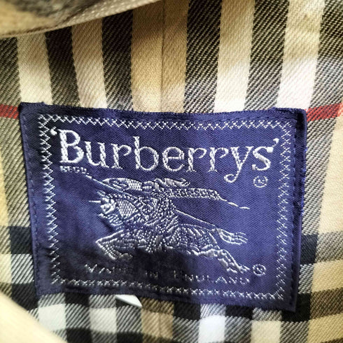 バーバリーズ BURBERRYS 英国製 ノバチェックライナー付き 裏地ノバチェック トレンチコート メンズ